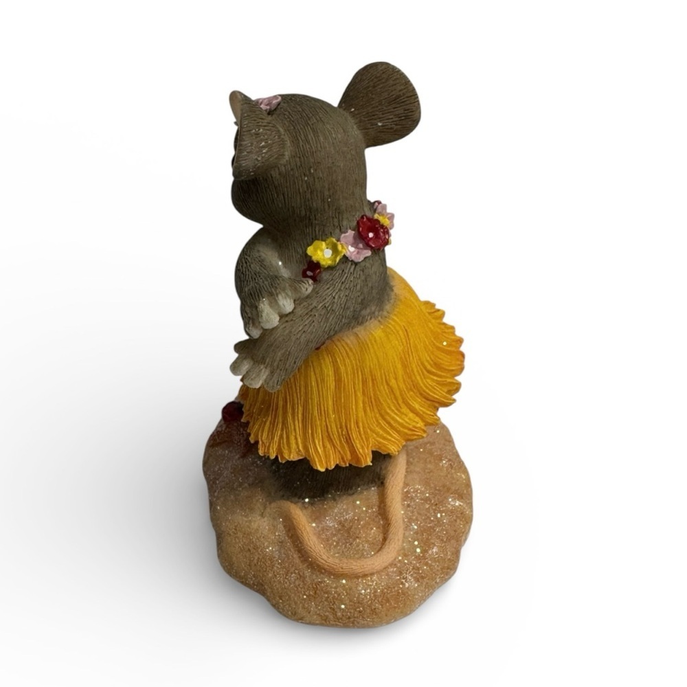 Charming Tails Fitz & Floyd Hula Mouse Figurine 82/118 Limited Edition - Picture 5 of 8